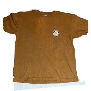 Carhartt Men’s XL Work T-Shirt Carmel Brown 100% Cotton Rugged Durable Outdoor*